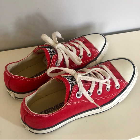 Unisex Converse All Star Low Sneaker Red - Picture 4 of 7
